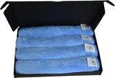 Nano handschoen set blauw 4 stuks - poetsdoek - Nanodoek