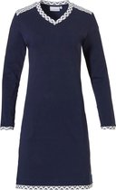 Warm nachthemd blauw Pastunette