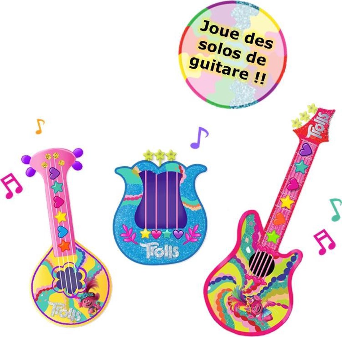 Giochi Preziosi Trolls World Tour - Mini Guitare Musicale 18 Cm - Asst - En  Présentoir... | bol.com