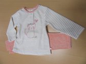 Noukie's pyjama in velour voor meisje , gouden lijntje , 3 jaar 98