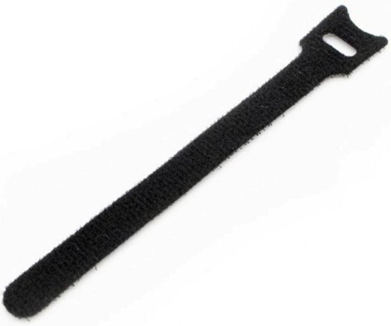 10x Kabelbinders / tyraps hersluitbaar zwart 15 x 1.2 cm | bol.com