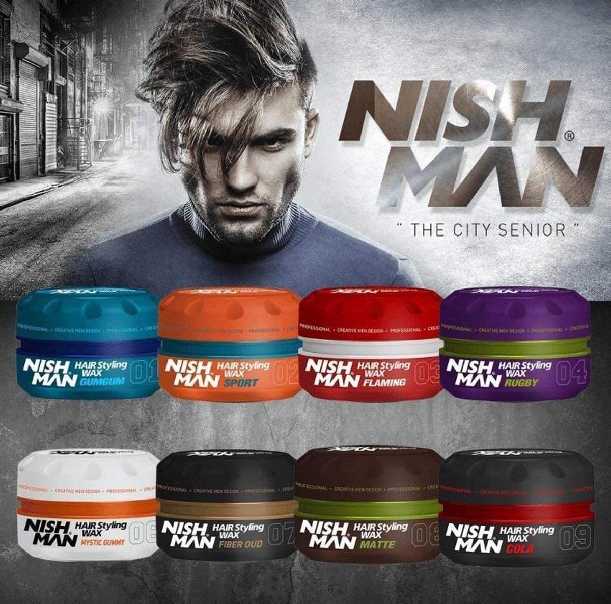 Nish Man- Hair Wax- 09 Cola | bol