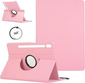 Tablet Hoes voor Samsung Galaxy Tab S7+/ S7 Plus 12.4 inch 2020 - 360° draaibaar - Licht roze