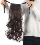 Wrap Around bodywave  Ponytail 60cm kl2 bruin paardenstaart hair extensions