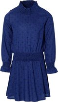 Quapi jurk Dalina blauw retro print - maat 146/152