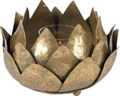Rasteli Waxinelichthouder Metaal Brons-koper D 24.5 cm H 13 cm