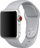 iWatch bandje – fog grijs – 38/40 mm – Apple Watch – Sportbandje – FOG - S/M – Siliconen - Apple Watch Serie 3/2/1 – Apple Watch Serie 5/4