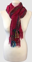 sjaal dames* handgewoven fairtrade* winter herfst acryl