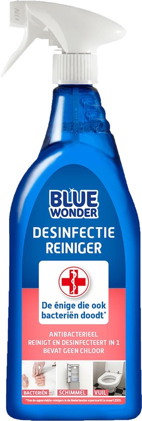 Blue Wonder desinfectie spray - oppervlaktespray 750 ml - Desinfecterende oppervlakte spray