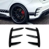 Canard Spoiler Glans Zwart Passend Voor Mercedes A Klasse W176 A45 AMG A180 A200 A220 A250 achterbumper Amg Styling Bumper pakket