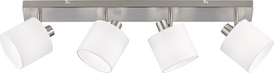 LED Plafondspot - Plafondverlichting - Trion Torry - E14 Fitting - Rechthoek - Mat - Aluminium