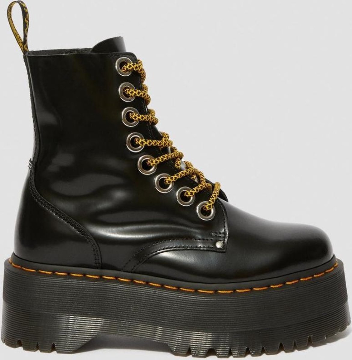 Dr Martens Jadon Max 8 Eye Buttero Laarzen Vrouw Zwart