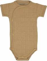Lodger Rompertje Baby - Romper Solid - Okergeel - Korte mouw - 74
