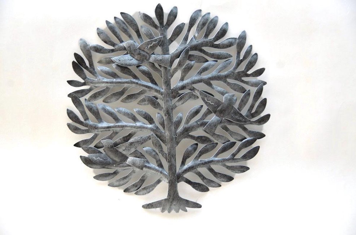levensboom - wand deco - 35 cm - fairtrade uit Indonesië