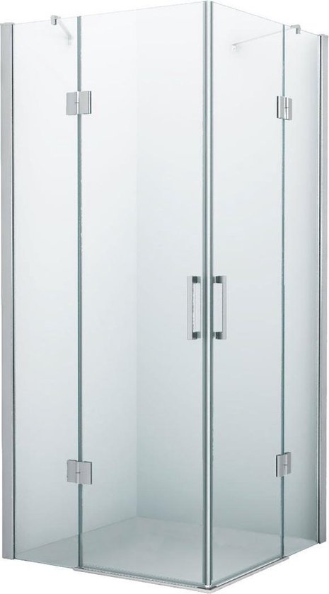 klein Speeltoestellen koelkast Diamond Line - Douchecabine - 90x90x200 - Vierkant - Chroom - Draaideur -  Hoekinstap -... | bol.com