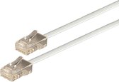 S-Impuls RJ45 - RJ45 4-aderige ISDN telefoonkabel / wit - 3 meter