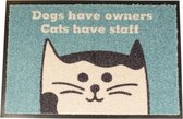 Duvo+ Vloermat indoor cats have staff 60x40cm