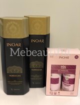 Inoar Moroccan Keratine Treatment &Inoar POS After Care set (2x1000ml&2x250ml)