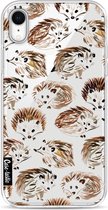 Casetastic Apple iPhone XR Hoesje - Softcover Hoesje met Design - Hedgehogs Print