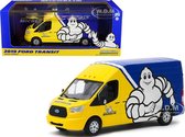 Ford Transit 2019 High Roof "Michelin" Blauw / Geel 1-43 Greenlight Collectibles