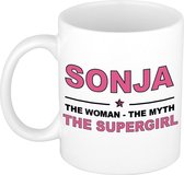 Sonja The woman, The myth the supergirl cadeau koffie mok / thee beker 300 ml