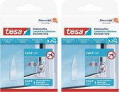32x Tesa Powerstrips klein voor spiegels/ruiten klusbenodigdheden - Klusbenodigdheden - Huishouden - Plakstrips/powerstrips - Dubbelzijdig - Zelfklevend - Tape/strips/plakkers