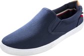 Canvas bootschoenen marineblauw maat 44