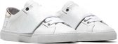 D.A.T.E. Gladleren Sneaker – Dames Schoen – Newman Strap Stones Linen – Wit maat 39