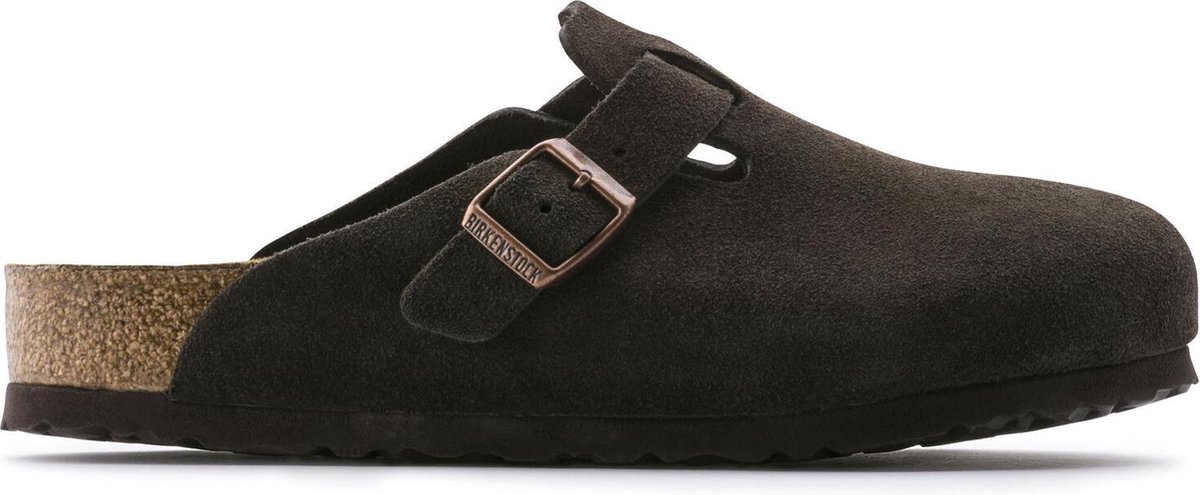 Birkenstock Boston VL WB Narrow Unisex Clogs - Mocca - Maat 42