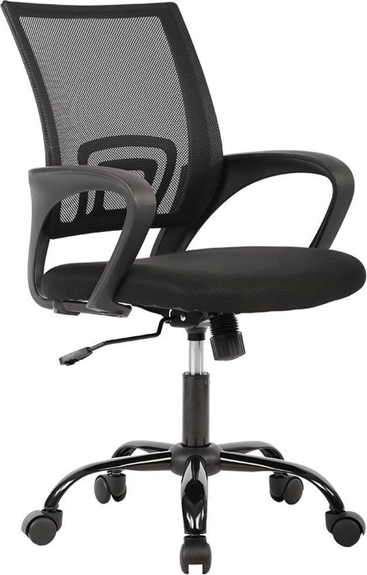Best Office OCH03Black, Ergonomische bureaustoel, computerstoel met