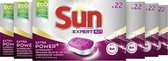 Bol.com Sun Expert All-in-1 Extra Power Normaal Vaatwastabletten - 6 x 22 tabletten - Voordeelverpakking aanbieding