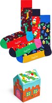 Happy Socks 3P Holiday Socks Giftbox - Maat 36-40