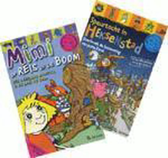 Cover van het boek 'Mimi op reis in de boom + Speurtocht in heksenstad'