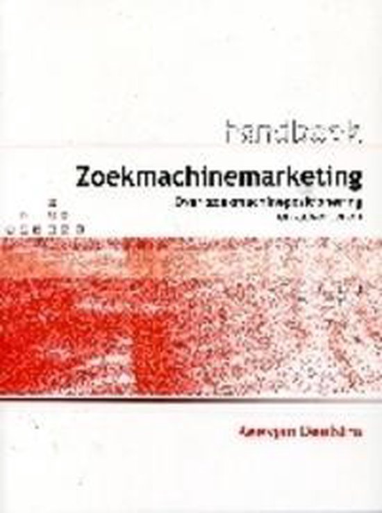 Cover van het boek 'Handboek Zoekmachinemarketing'
