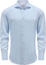 Bamboe overhemd heren blauw 37/38