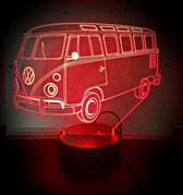 "VOLKSWAGEN COMBI 1969" 3D led lamp