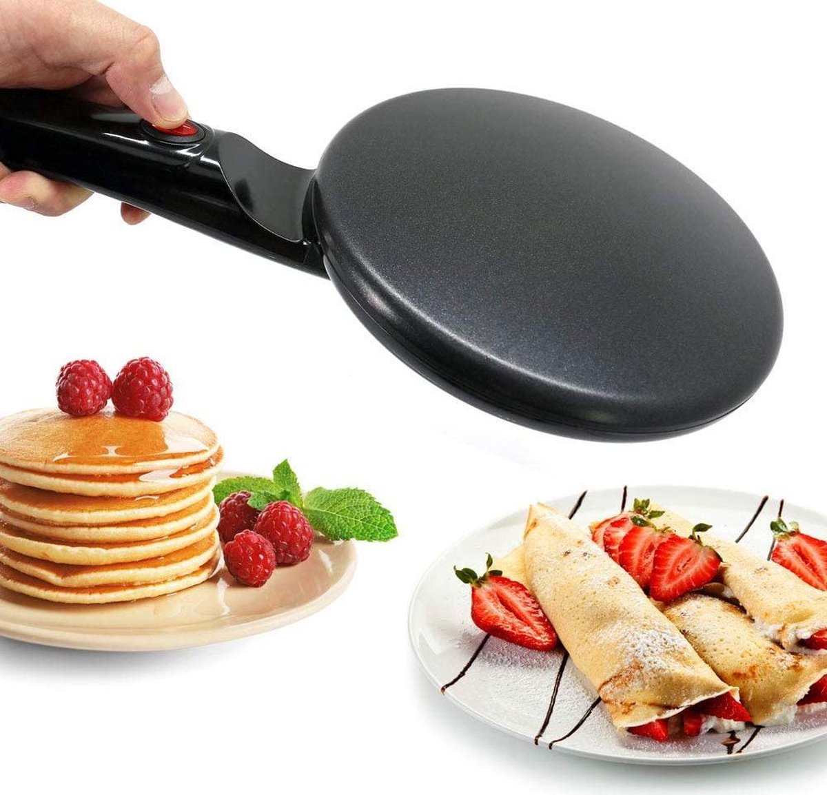 Clariel onlineshoppe - Perfect Pancake Maker Pan Flipjack Omelette AS378  Price:330 Product Description: Can make four perfect pancakes Can also use  for eggs Made of metal with non-stick surface High-grade, non-stick coating