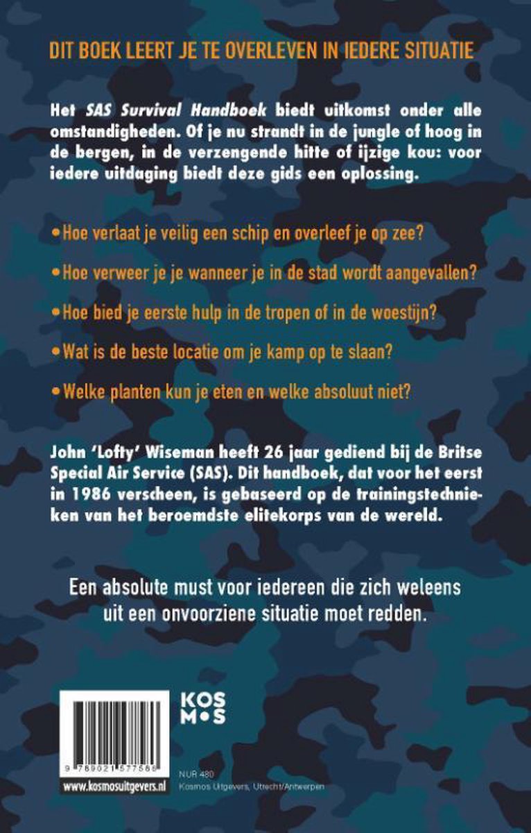 Het SAS Survival handboek - back cover