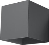 Sollux Lighting - Wandlamp QUAD 1 anthracite