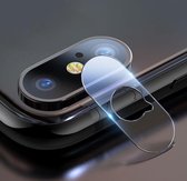 0.2 mm 9H 2.5D Q-vormige lens achter camera lens gehard glas film voor iPhone X & XS