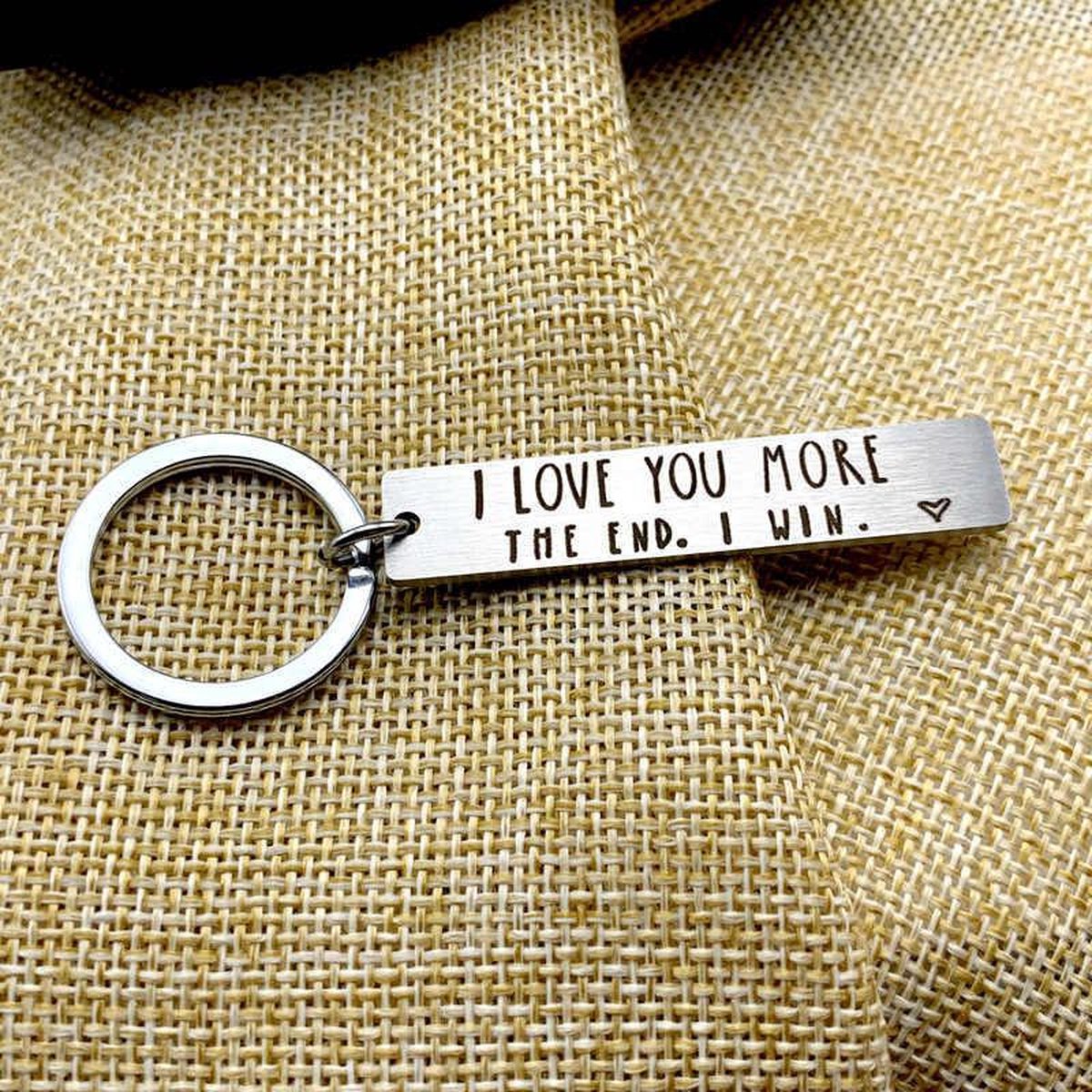 Sleutelhanger Liefde: 'I Love You' | cadeau | Drive Safe | bol.com