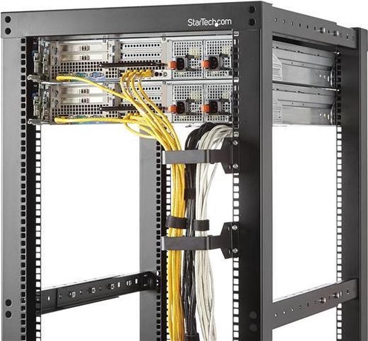 MultiDirectional Vertical Server Rack Cable Management DRing Hook 2