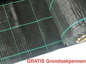 Gronddoek - Worteldoek 1,50M breed x 75M lang; 112,5M² + 100 GRATIS gronddoekpennen. Gronddoek = Europese top kwaliteit