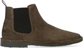 Sacha - Heren - Khaki suède chelsea boots - Maat 42