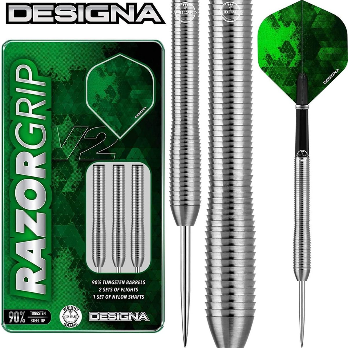 Designa Darts Razor Grip V2 Front Loaded 23 gram