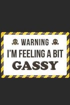 I'm Feeling A Bit Gassy: Fart Notebook 6x9 Blank Lined Journal Gift