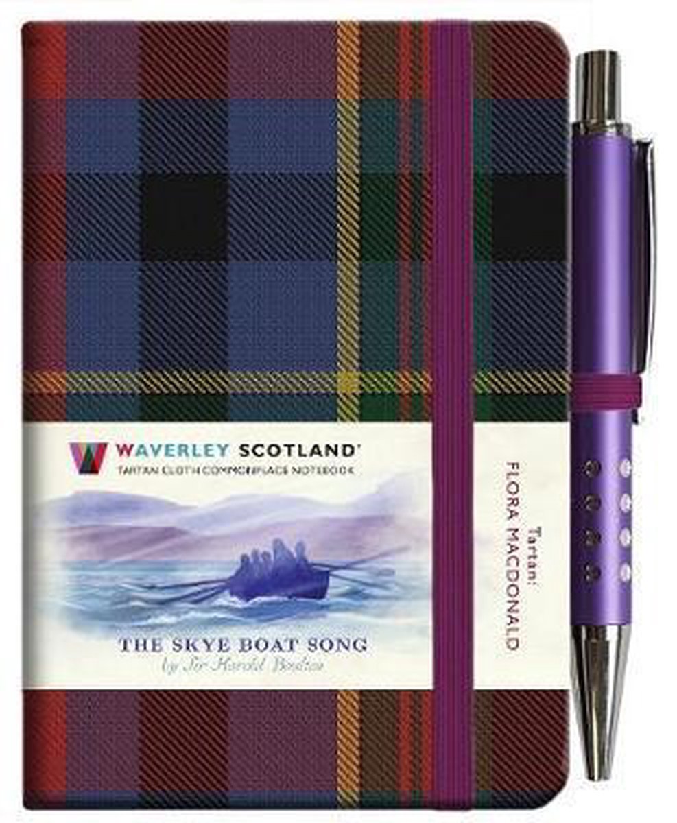 The Skye Boat Song Tartan Notebook (Mini with Pen)