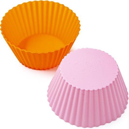Siliconen Cupcake Vormpjes Rond | Rond Muffin Bakvorm Cakejes | Mini Cake  Bakvormpjes... | bol.com