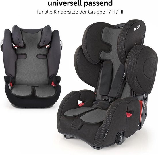 Zamboo Autostoel Inleg - Universeel Inlegkussen Tegen Zweten - Grijs