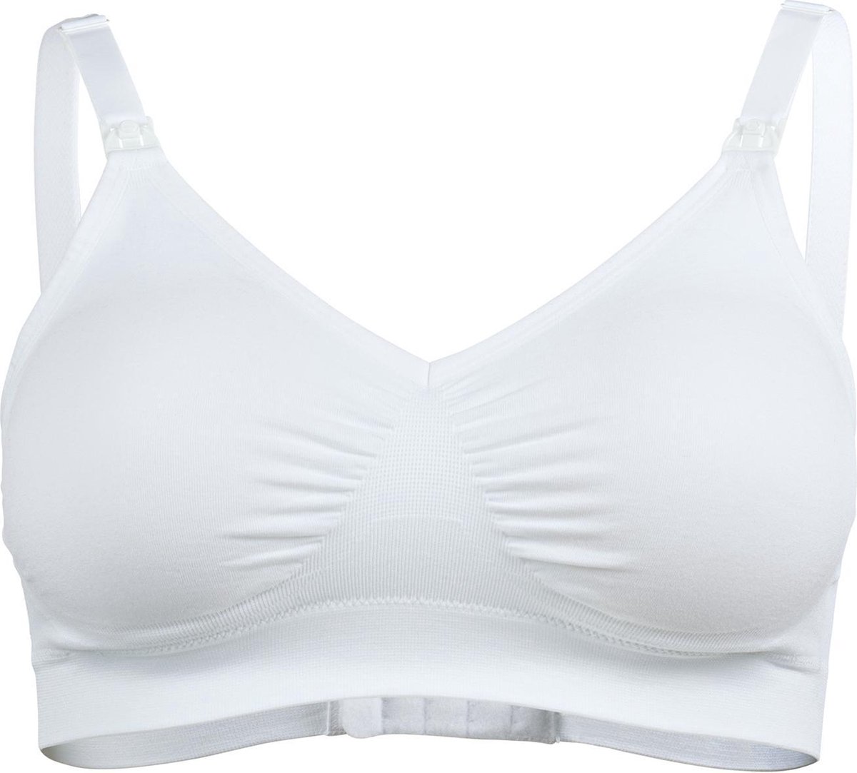 Medela Keep Cool Ultra bh - Naadloze voedingsbh - Zwangerschapsbh met 6 ademende zones - Soft Touchmateriaal – Comfortabel en ondersteunend - Wit - Maat M